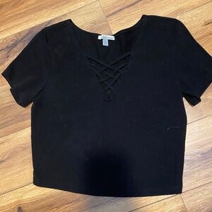 Black Crop Top